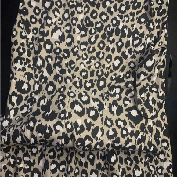 CALVIN KLEIN leopard print sleeveless sheath dress $168 - size‎ 6 - Picture 3 of 3